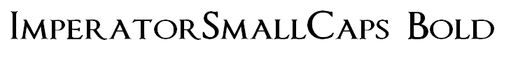 ImperatorSmallCaps Bold