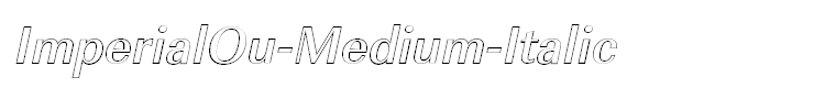 ImperialOu-Medium-Italic