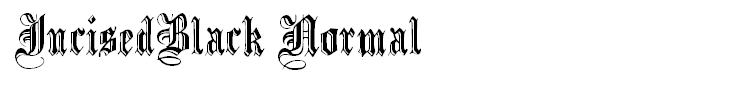 IncisedBlack Normal
