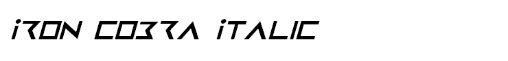Iron Cobra Italic