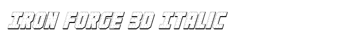 Iron Forge 3D Italic