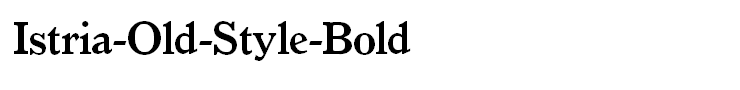 Istria-Old-Style-Bold