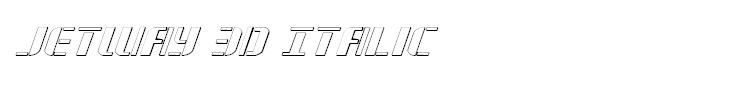 Jetway 3D Italic