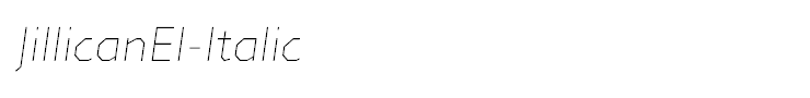 JillicanEl-Italic
