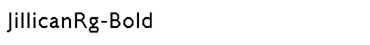 JillicanRg-Bold