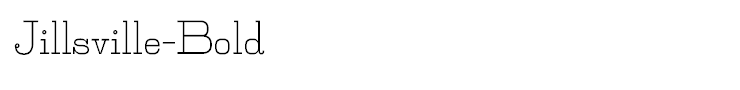 Jillsville-Bold