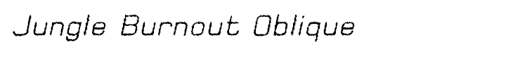 Jungle Burnout Oblique