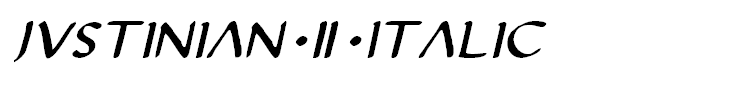 Justinian 2 Italic