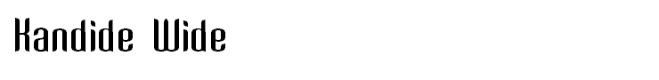 Kandide Wide