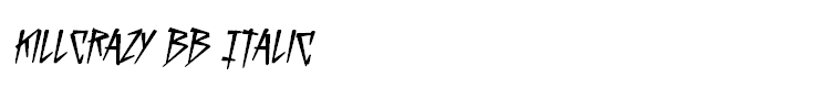 KillCrazy BB Italic