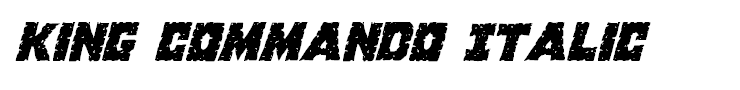 King Commando Italic