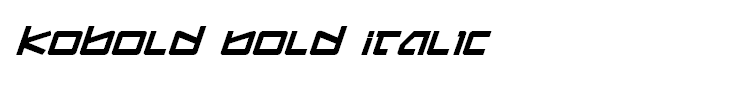 Kobold Bold Italic