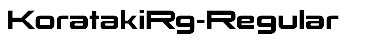 KoratakiRg-Regular