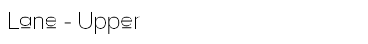 Lane - Upper