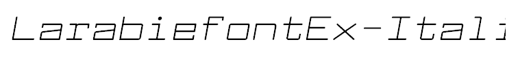 LarabiefontEx-Italic