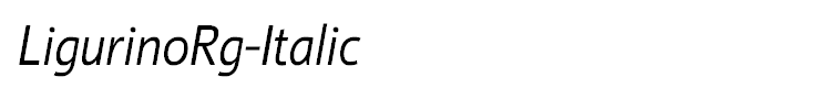 LigurinoRg-Italic
