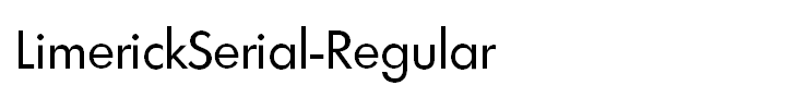 LimerickSerial-Regular