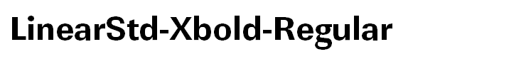 LinearStd-Xbold-Regular
