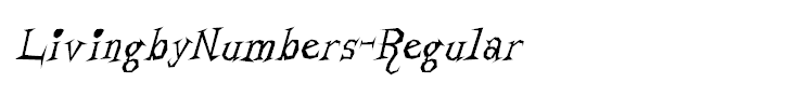 LivingbyNumbers-Regular