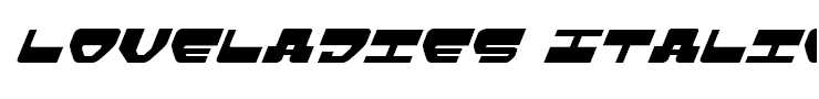 Loveladies Italic