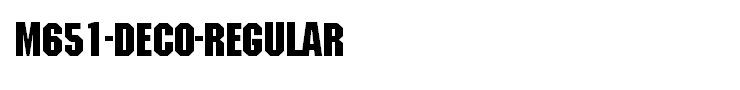 M651-Deco-Regular