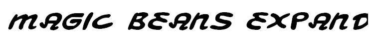 Magic Beans Expanded Italic