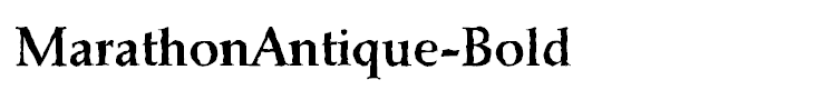 MarathonAntique-Bold
