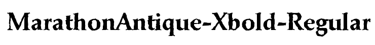 MarathonAntique-Xbold-Regular