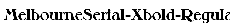 MelbourneSerial-Xbold-Regular