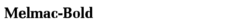 Melmac-Bold