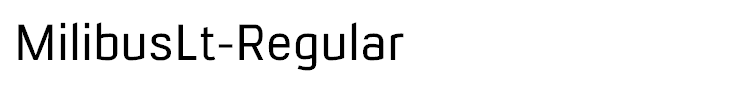 MilibusLt-Regular