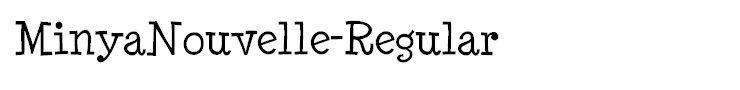 MinyaNouvelle-Regular