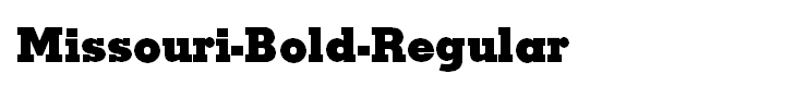 Missouri-Bold-Regular