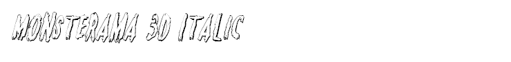 Monsterama 3D Italic