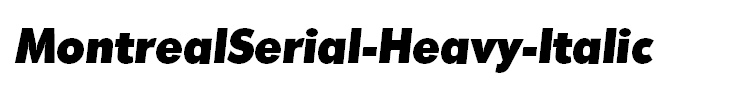 MontrealSerial-Heavy-Italic