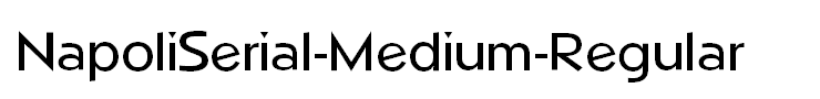 NapoliSerial-Medium-Regular