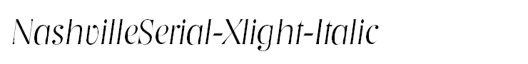 NashvilleSerial-Xlight-Italic