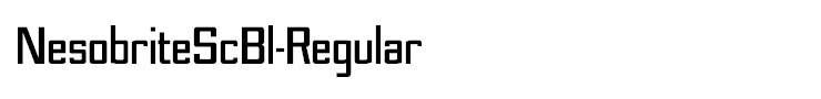 NesobriteScBl-Regular