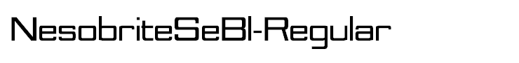 NesobriteSeBl-Regular