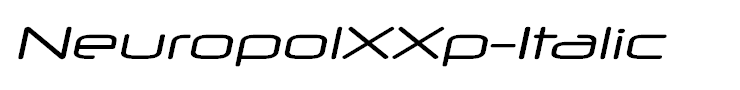 NeuropolXXp-Italic