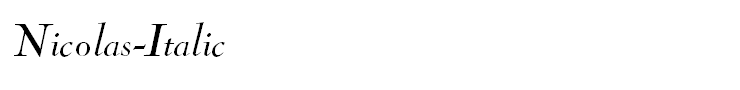Nicolas-Italic