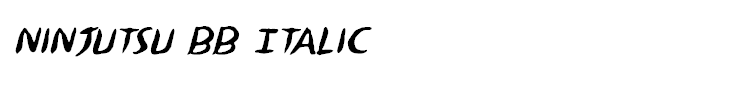 Ninjutsu BB Italic