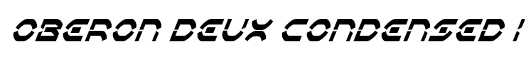 Oberon Deux Condensed Italic