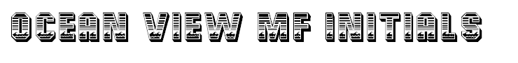 Ocean View MF Initials