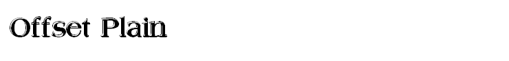 Offset Plain