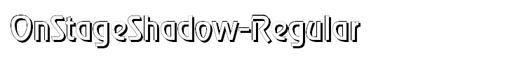 OnStageShadow-Regular
