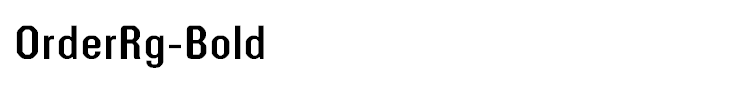 OrderRg-Bold