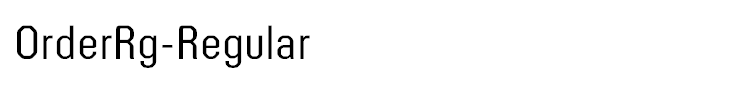 OrderRg-Regular