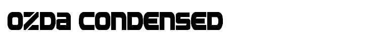 Ozda Condensed