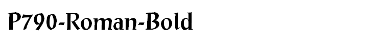 P790-Roman-Bold